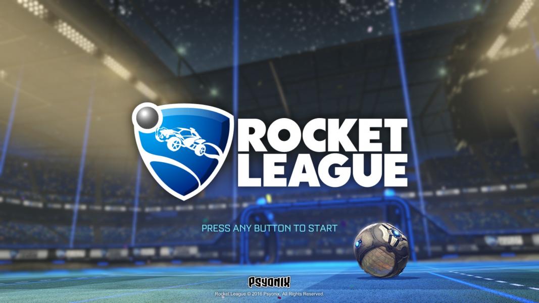 Rocket League Title Screen